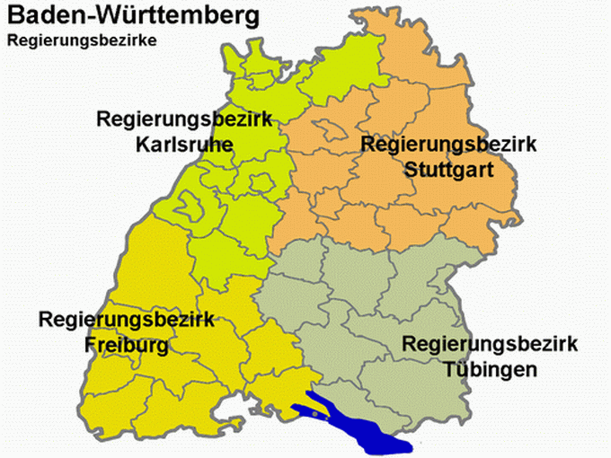Regierungsbezirke Baden-Wrttemberg