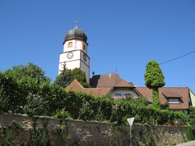 Sdansicht Kirche Maria Himmelfahrt Kirchhofen