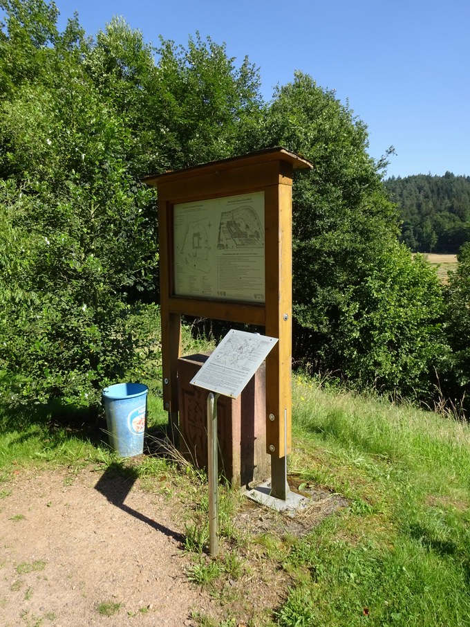 Infotafel Grenzstein 151 Tennenbach