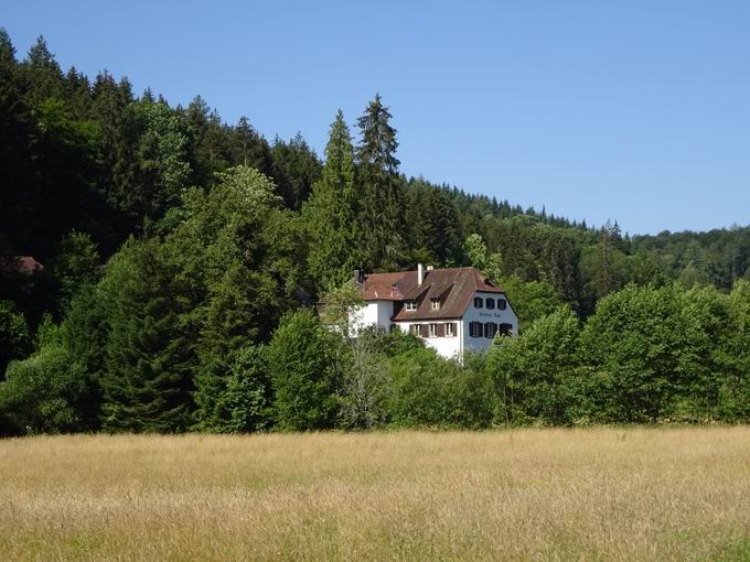 Kreisstrae 5158: Blick Gasthaus Engel