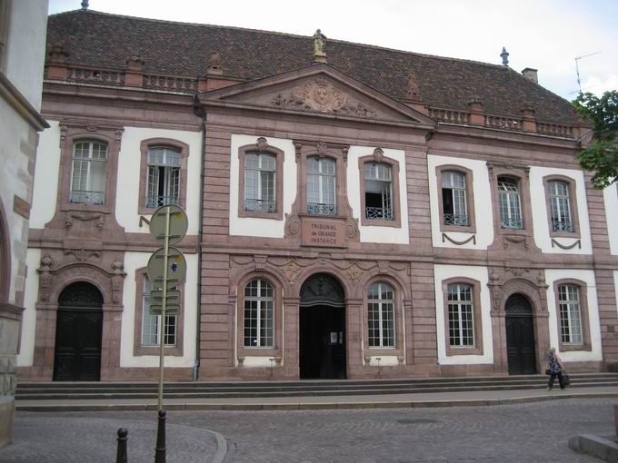 Le palais du Conseil souverain d`Alsace