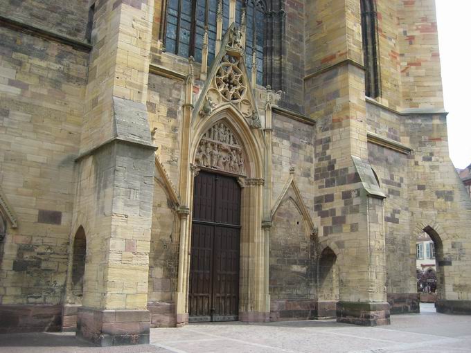 Hauptportal Westfassade Martinsmnster Colmar