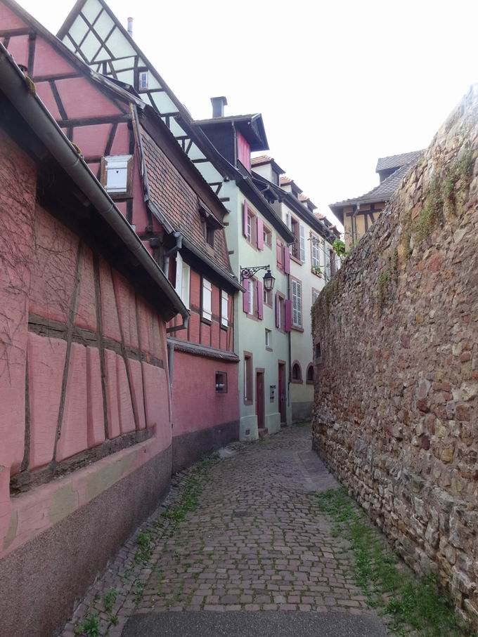 Rue de l`Enceinte in Colmar