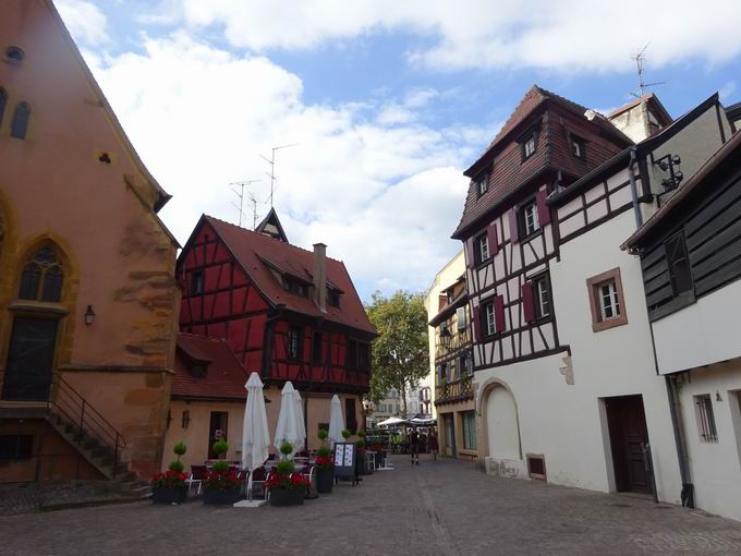 Nordblick Rue du Chasseur in Colmar