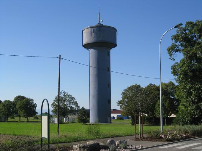 Wasserturm bei Fessenheim