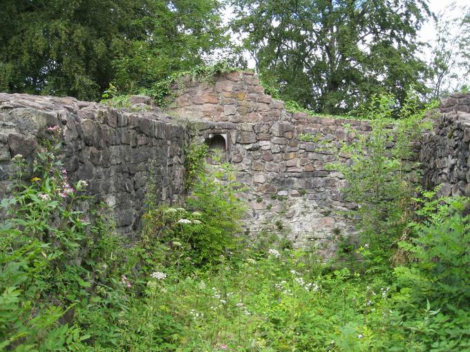 Burg Keppenbach: Ostseite Palasraum