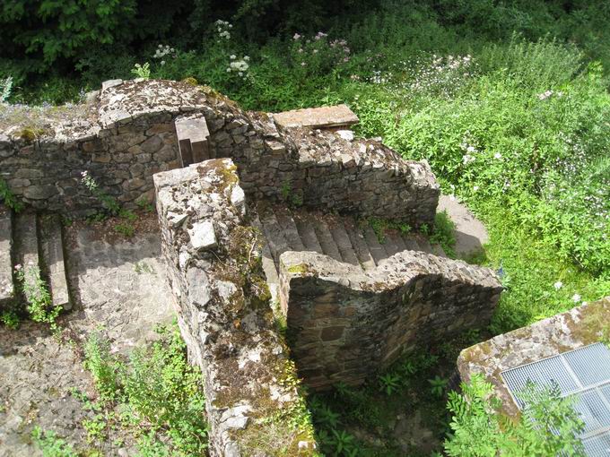 Burg Keppenbach: Treppe