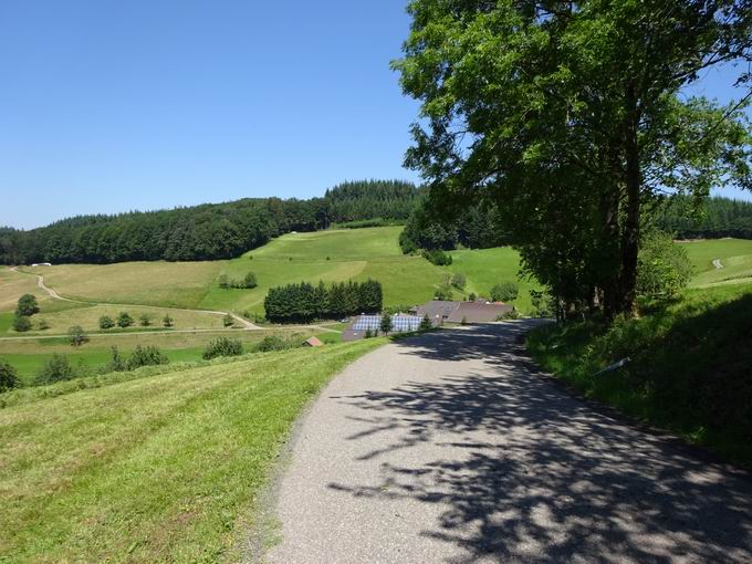 Hnersedelstrae: Blick Wohnplatz Waldshut