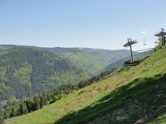 Berggasthof Hasenhorn: Blick Feldberg