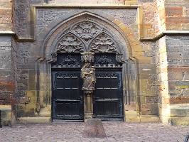 Seitenportal an Dominikanerkirche Colmar