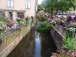 Mhlbach am Place de l`Ancienne Douane in Colmar