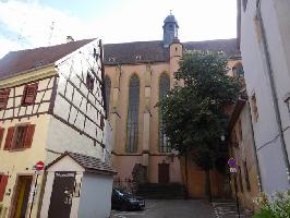 Rue Chasseur Colmar: Blick glise Saint-Matthieu