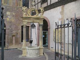 Bild Brunnenanlage Unterlinden-Museum Colmar