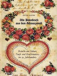 Literaturtipp: Alte Patenbriefe aus dem Schwarzwald