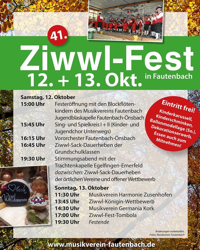 Ziwwlfest Fautenbach 2024