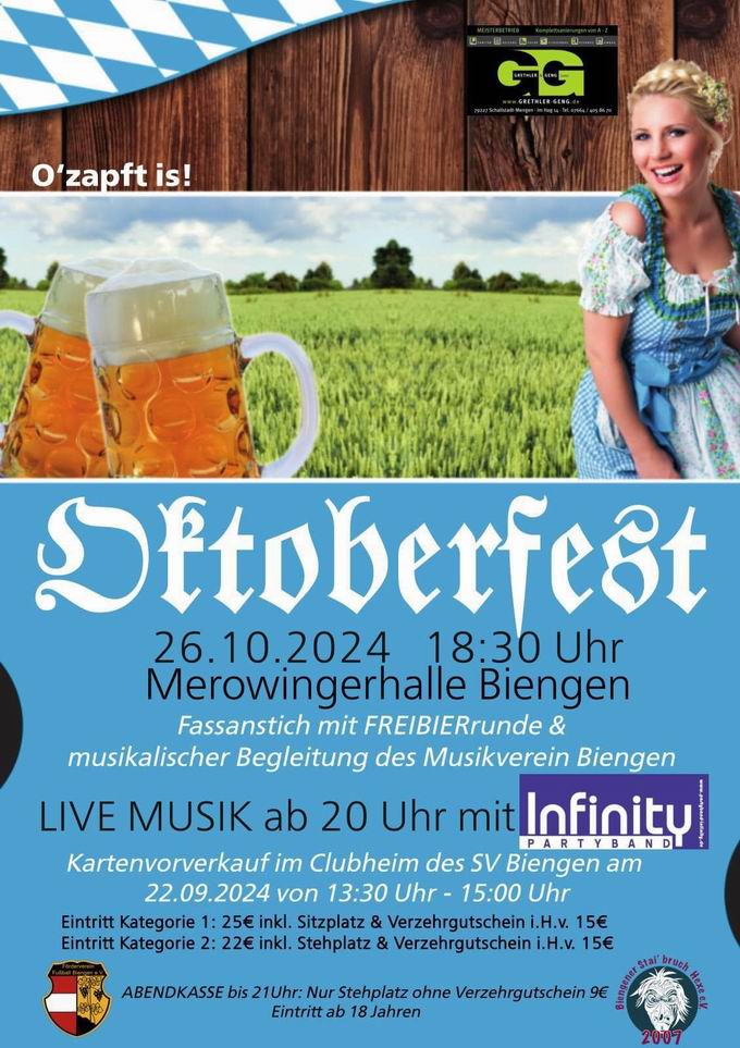 Oktoberfest Biengen 2024