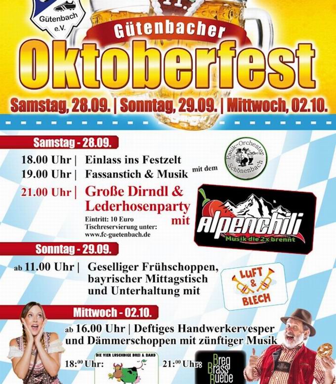 Oktoberfest Gtenbach 2024