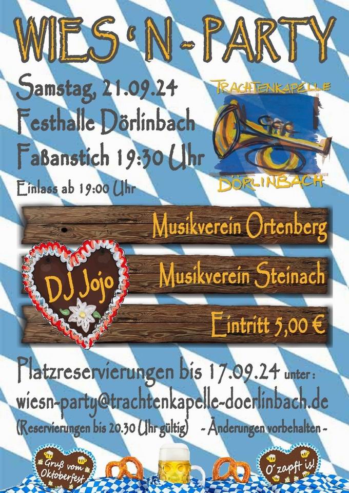 Oktoberfest Drlinbach 2024